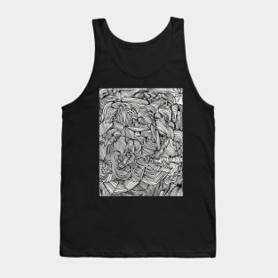 Spider Dreaming In Mist Tank Top